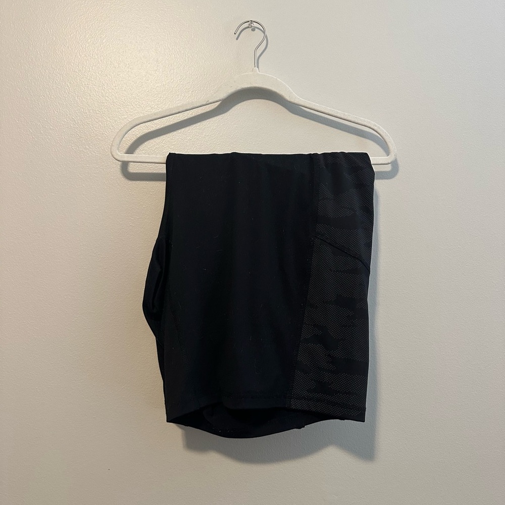 LIVI Lane Bryant Black Leggings Workout Shorts Bike Shorts Size 26/28